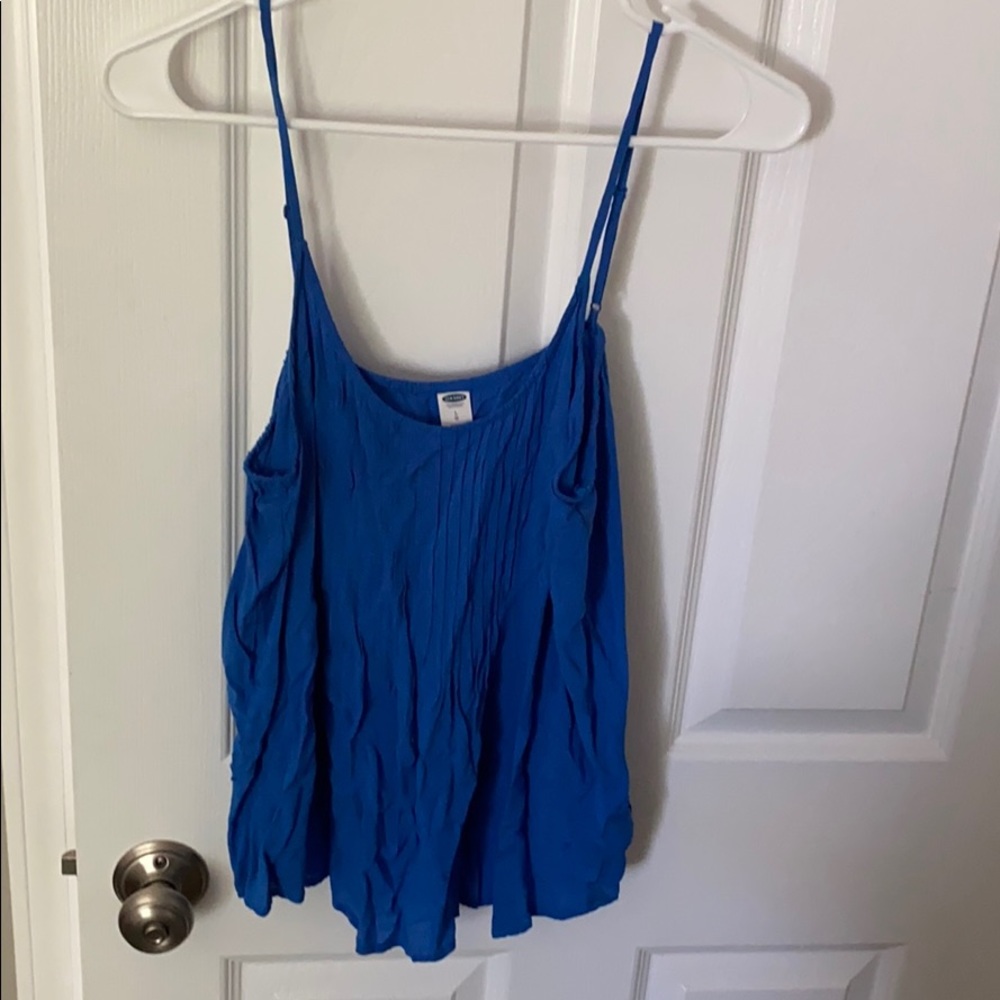 Blue tank